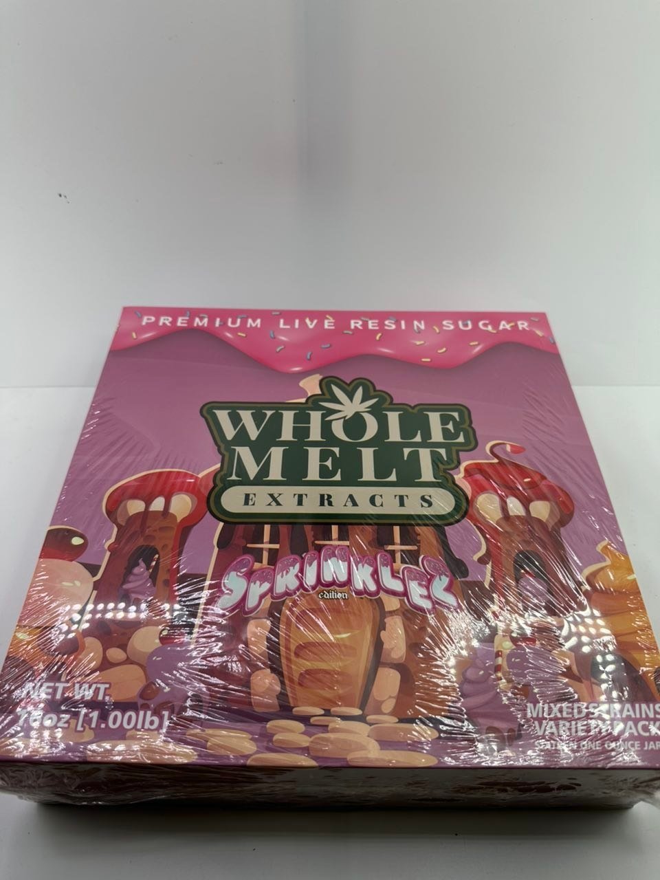 Whole Melt Extracts Sprinklez Edition Live Resin Sugar 16oz (1lb) – Mixed Strains Variety Pack Whole Melt Extracts Sprinklez Edition Live Resin Sugar 16oz (1lb) – Mixed Strains Variety Pack