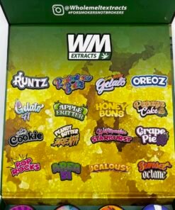 Whole Melt Extracts Premium Live Resin Sugar Variety Pack (16oz) – Mixed Strains Concentrate