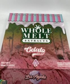 Whole Melt Extracts Gelato Edition Vol. III Live Resin Sugar 16oz | Premium Mixed Strain Concentrate