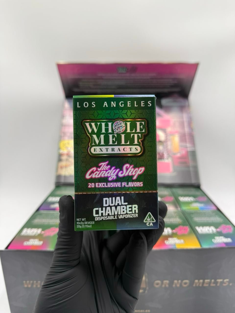 Whole Melt Extracts The Candy Shop Dual Chamber Disposable Vape 2G – 100 Pack Bulk | 20 Flavors Whole Melt Extracts The Candy Shop Dual Chamber Disposable Vape 2G – 100 Pack Bulk | 20 Flavors